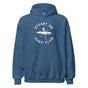 Jolly & Goode Hoodies Indigo Blue / S Steady On Surf Club Great Britain | Skeleton King Surfer | Hoodie Cheeky British Style