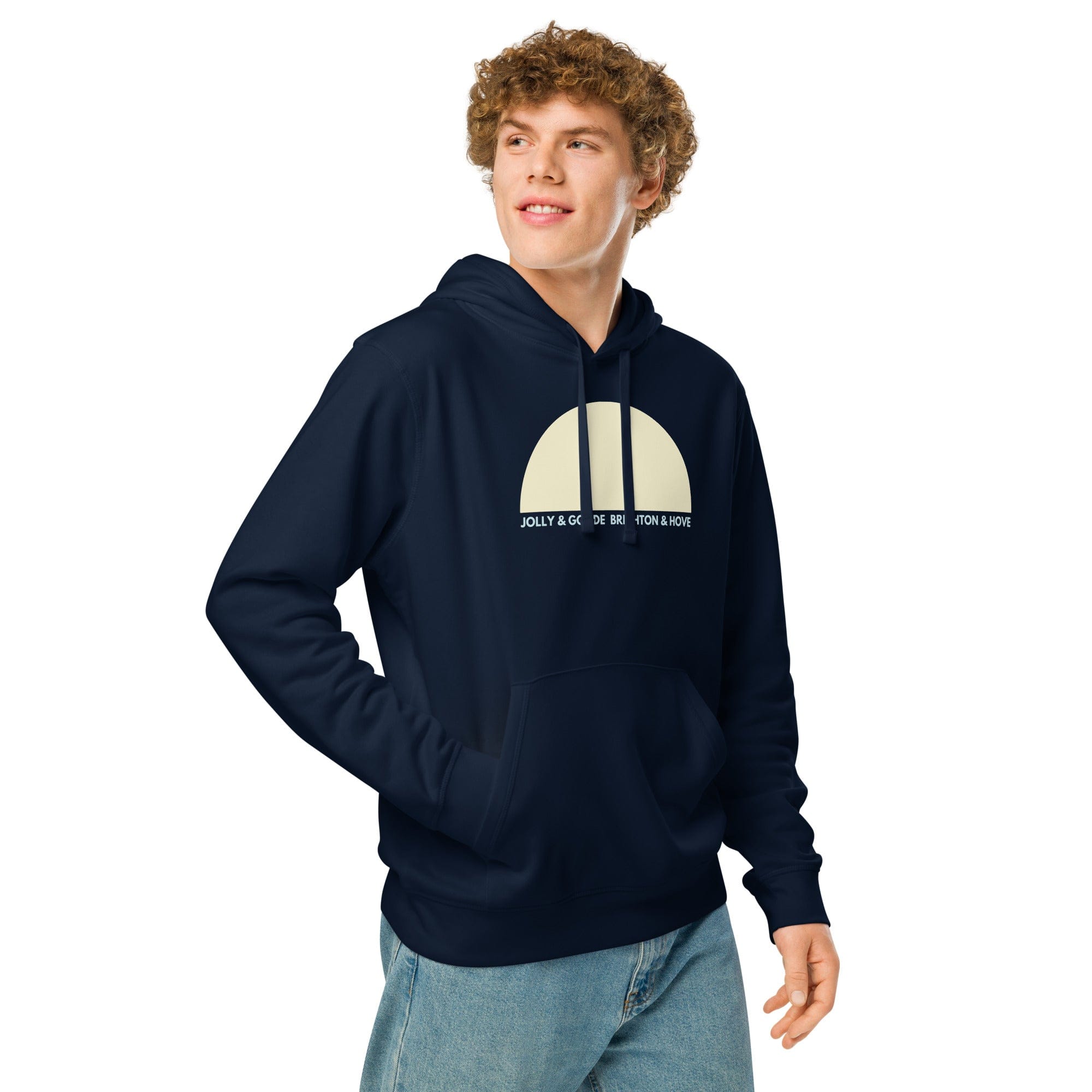 Jolly & Goode Hoodies Jolly & Goode Brighton & Hove Sun Hoodie | Mid-Weight | Eco | Unisex Cheeky British Style