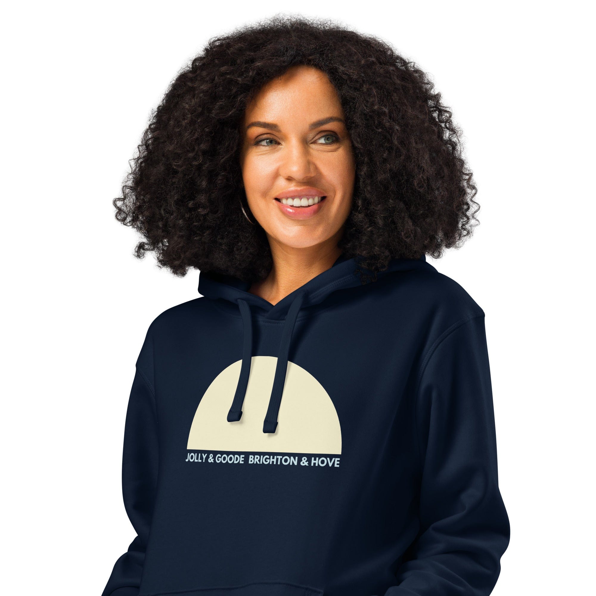 Jolly & Goode Hoodies Jolly & Goode Brighton & Hove Sun Hoodie | Mid-Weight | Eco | Unisex Cheeky British Style