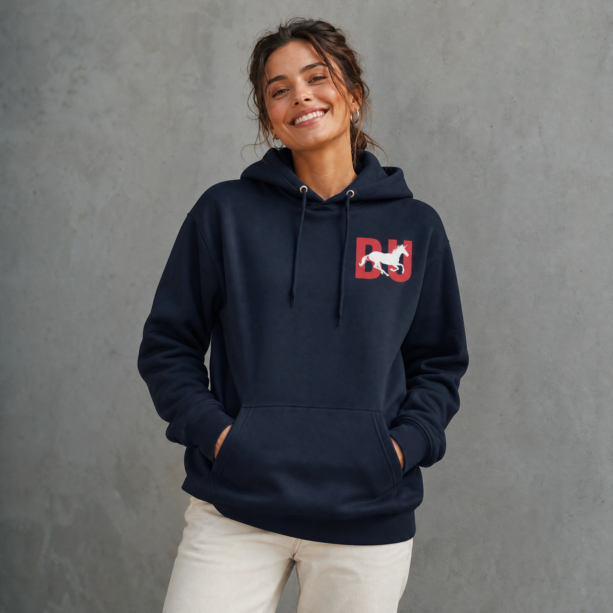 Jolly & Goode Hoodies Navy Blazer / S BU British Unicorn Outfitters Hoodie Cheeky British Style