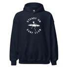 Jolly & Goode Hoodies Navy / S Steady On Surf Club Great Britain | Skeleton King Surfer | Hoodie Cheeky British Style