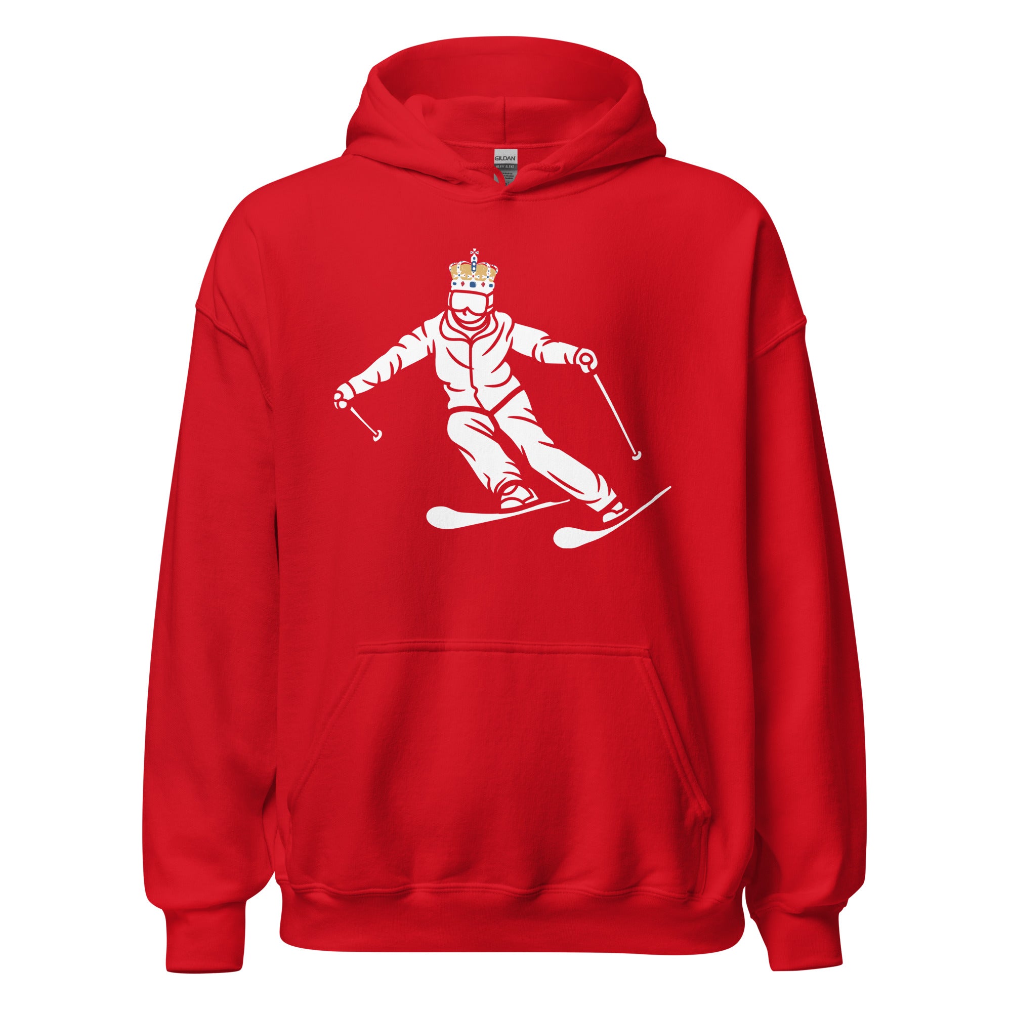 Jolly & Goode Hoodies Red / S Ski King | Royal Skier | Cheeky Hoodie Cheeky British Style
