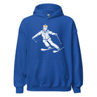 Jolly & Goode Hoodies Royal / S Ski King | Royal Skier | Cheeky Hoodie Cheeky British Style