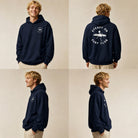 Jolly & Goode Hoodies Steady On Surf Club Skeleton Surf King Hoodie Cheeky British Style