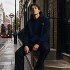 Jolly & Goode Hoodies Union Jack Hoodie | Subtle Left Chest Cheeky British Style