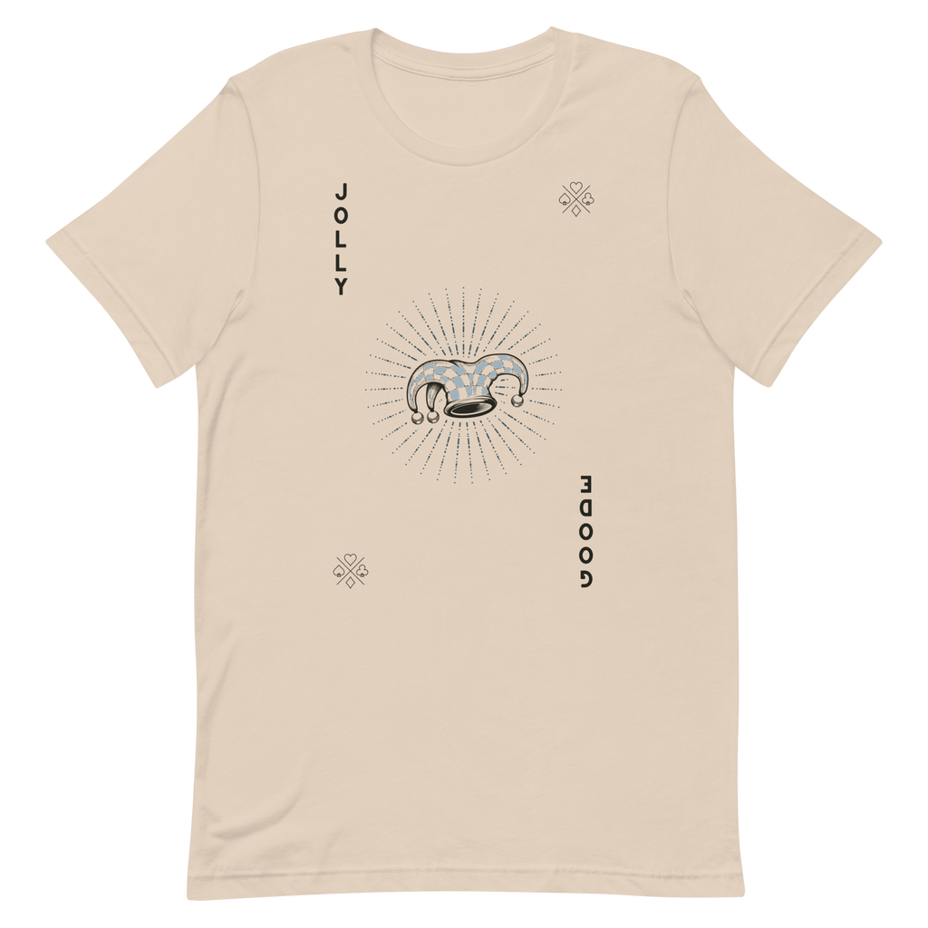 Jolly Goode Joker Card T-shirt | Unisex Soft Cream / S Shirts & Tops Jolly & Goode