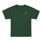 Jolly & Goode kids shirts Forest Green / XS Kids Union Jack T-shirt | Left Chest | Youth Size Cheeky British Style