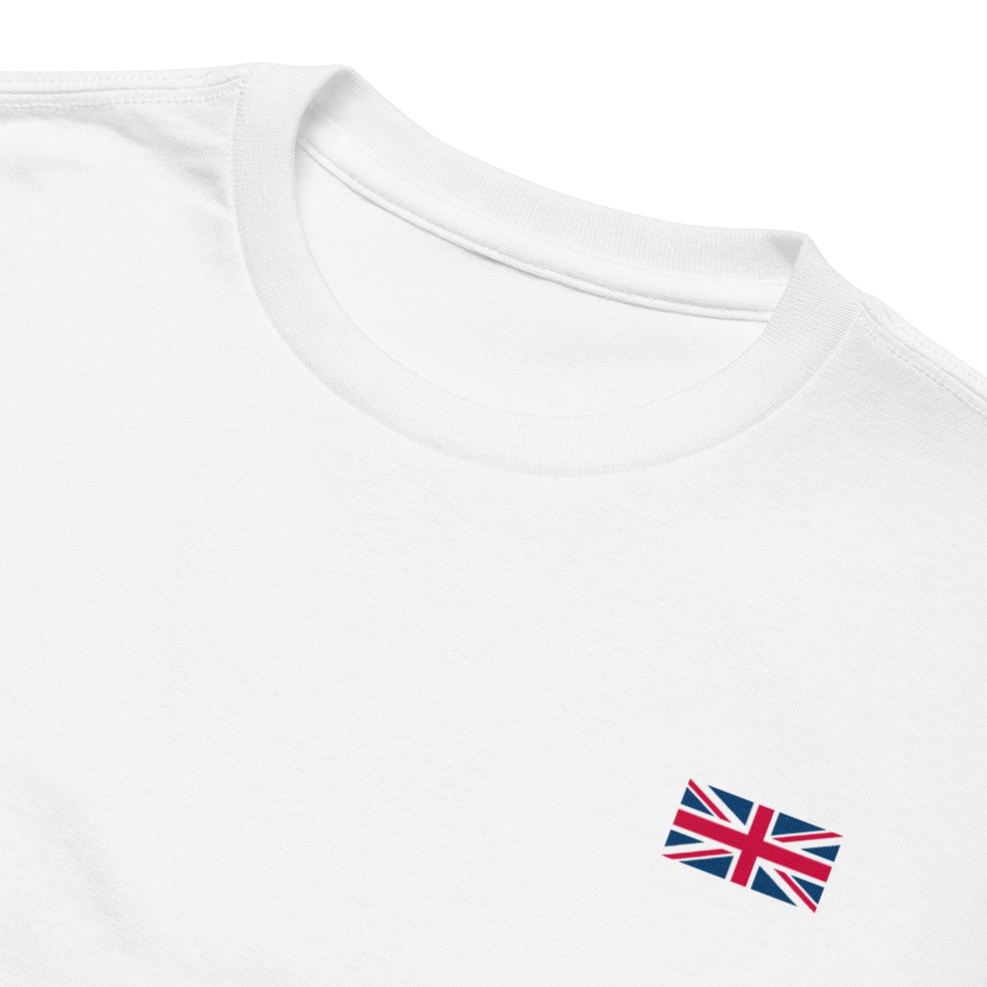 Jolly & Goode kids shirts Kids Union Jack T-shirt | Left Chest | Youth Size Cheeky British Style