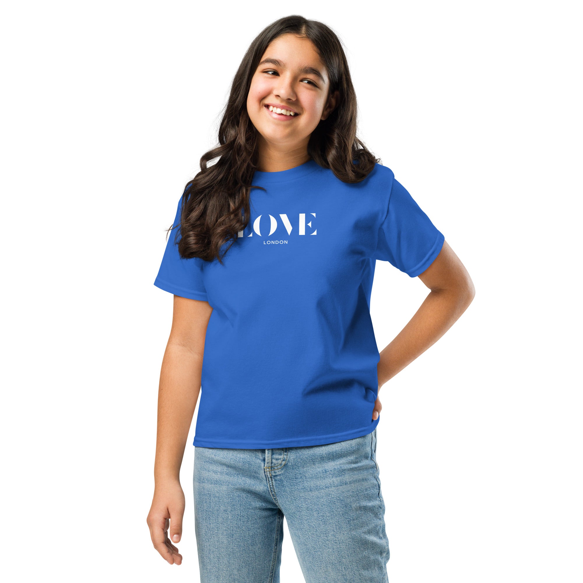 Jolly & Goode kids shirts Love London Youth T-shirt | Unisex Cheeky British Style