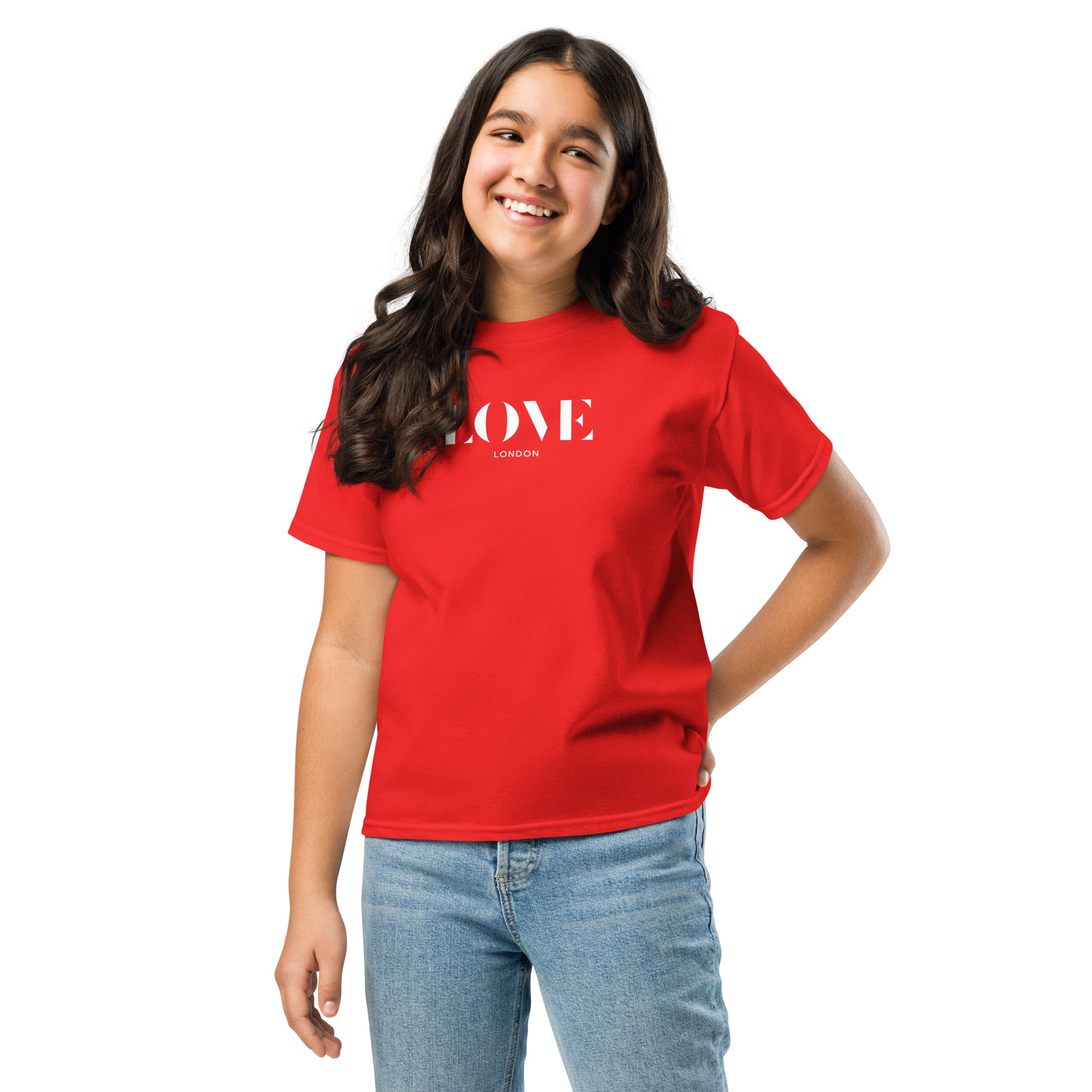 Jolly & Goode kids shirts Love London Youth T-shirt | Unisex Cheeky British Style