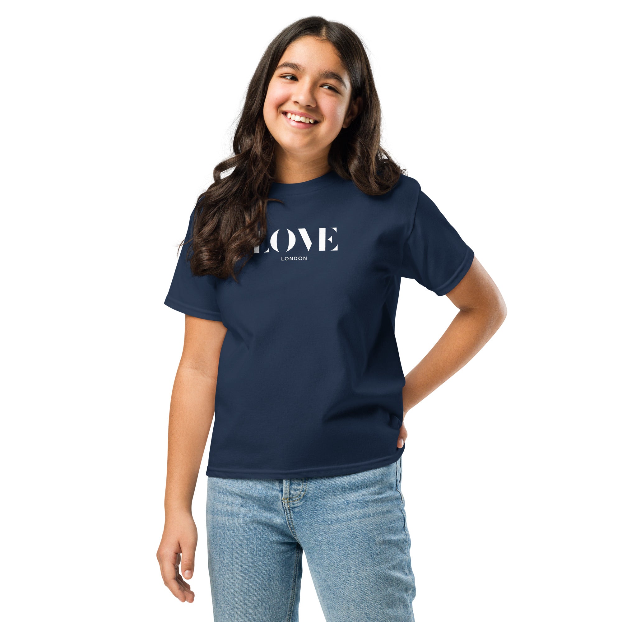 Jolly & Goode kids shirts Love London Youth T-shirt | Unisex Cheeky British Style