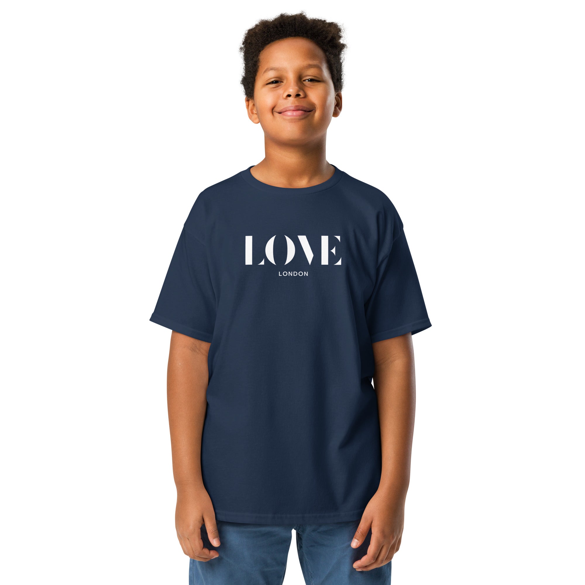 Jolly & Goode kids shirts Love London Youth T-shirt | Unisex Cheeky British Style