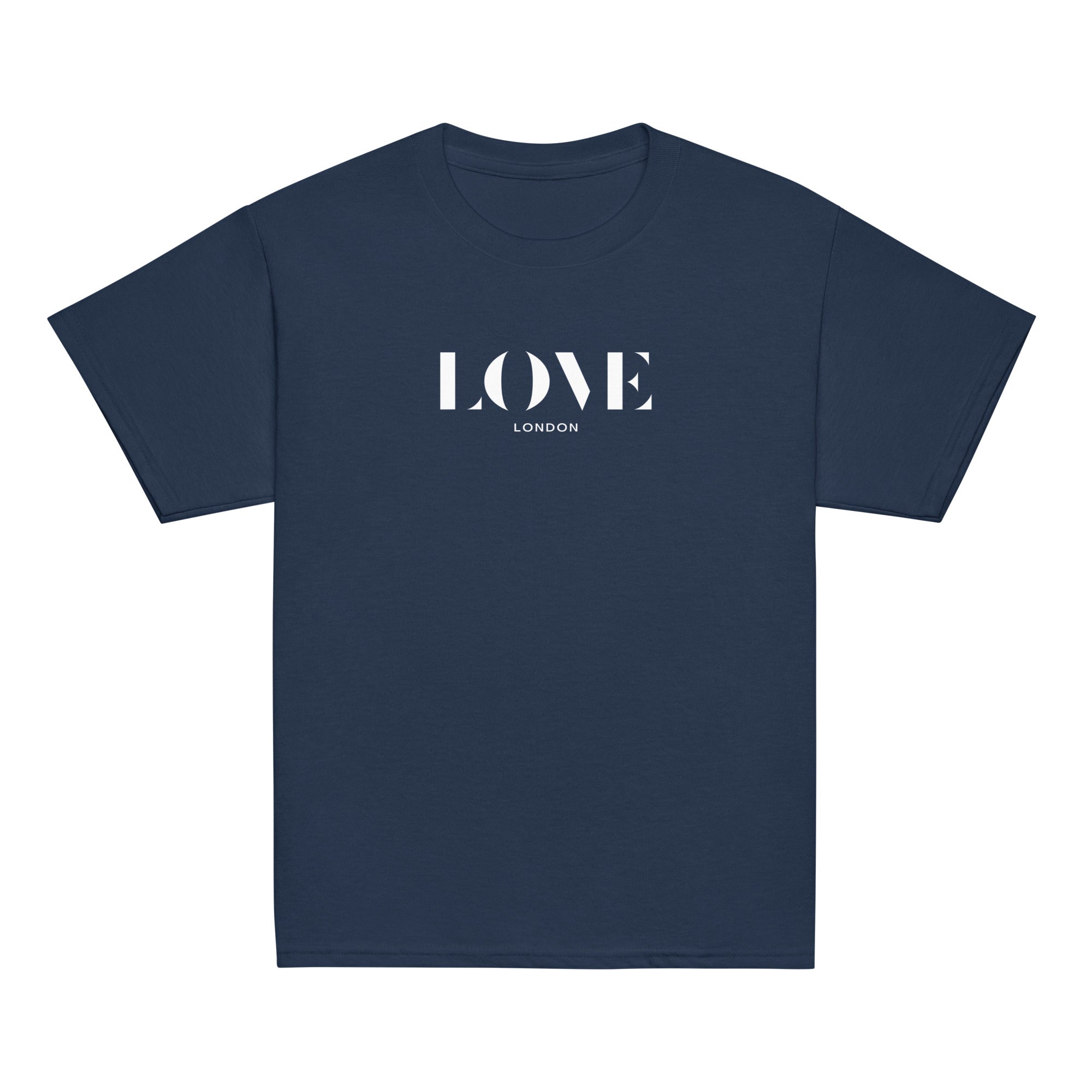 Jolly & Goode kids shirts Navy / XS Love London Youth T-shirt | Unisex Cheeky British Style