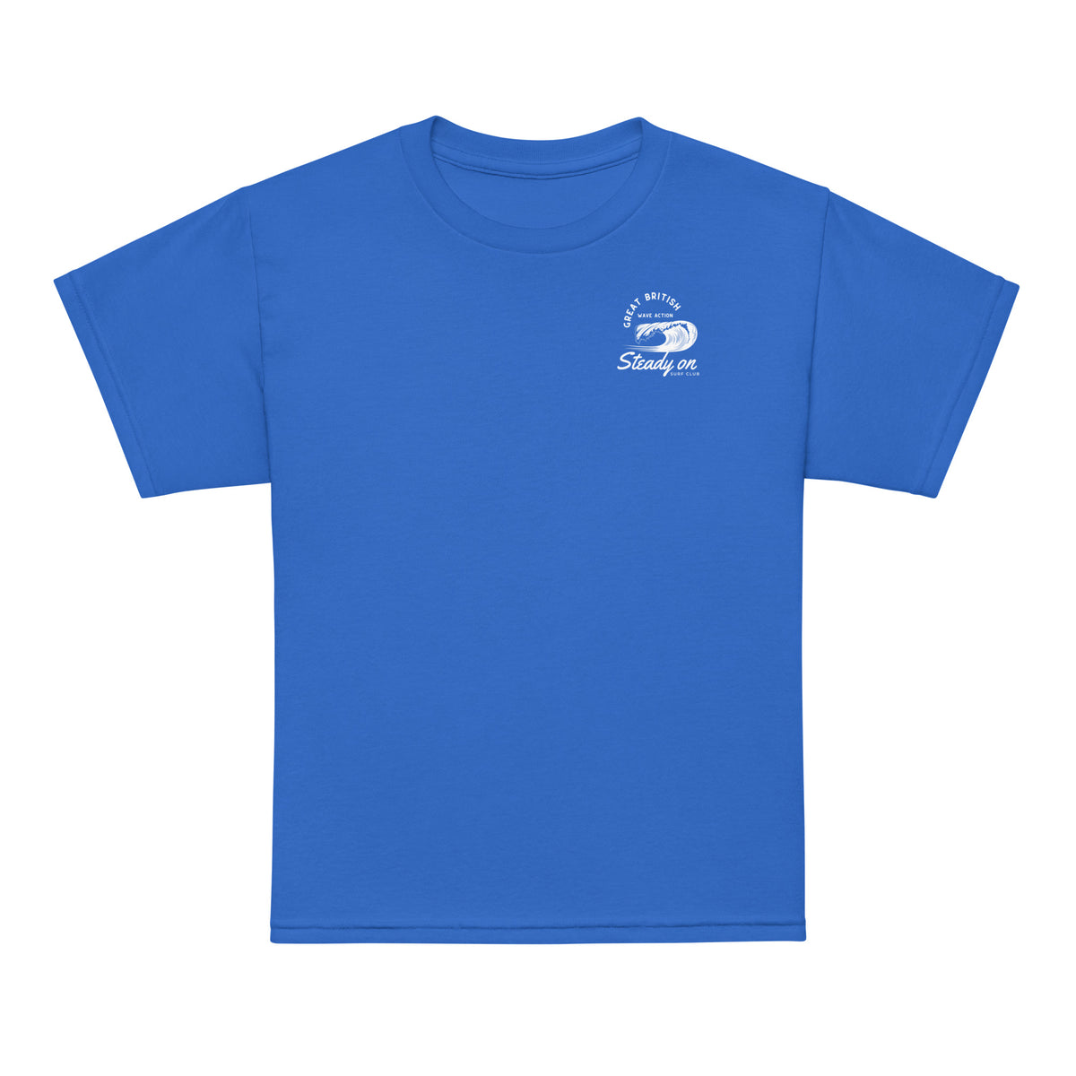 Jolly & Goode kids shirts Royal / XS Steady On Surf Club Kids T-Shirt Cheeky British Style