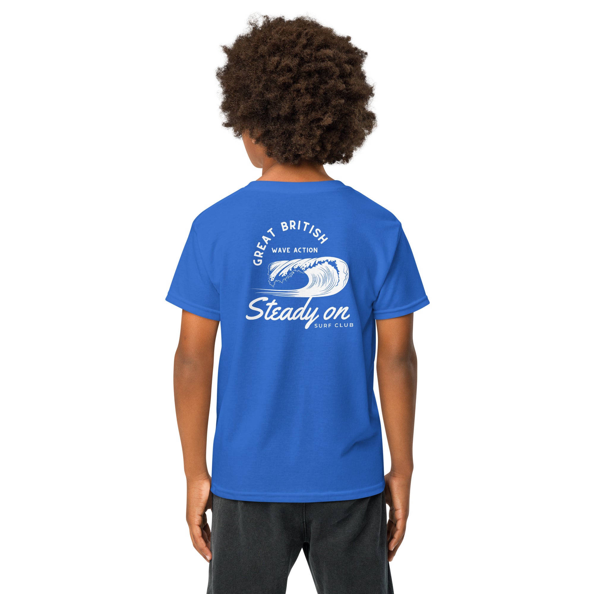 Jolly & Goode kids shirts Steady On Surf Club Kids T-Shirt Cheeky British Style