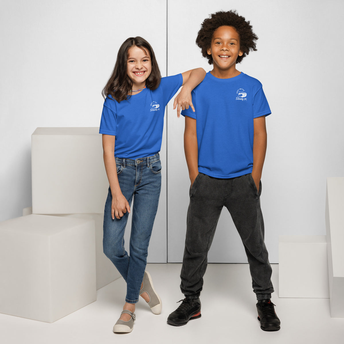 Jolly & Goode kids shirts Steady On Surf Club Kids T-Shirt Cheeky British Style