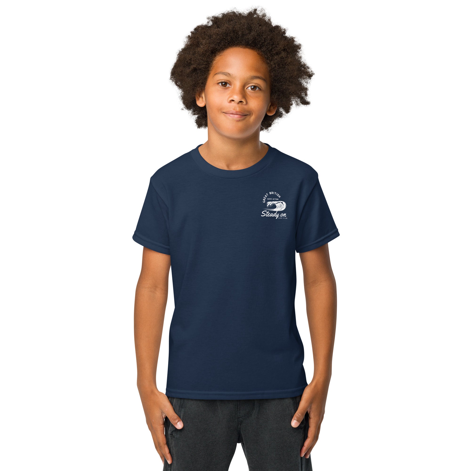 Jolly & Goode kids shirts Steady On Surf Club Kids T-Shirt Cheeky British Style