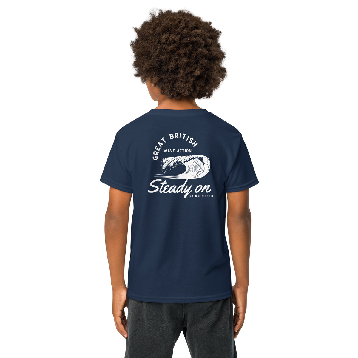 Jolly & Goode kids shirts Steady On Surf Club Kids T-Shirt Cheeky British Style