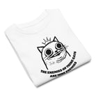 Jolly & Goode kids shirts White / XS The Enemies of Thine Cats are Mine Enemies | Youth Tee Cheeky British Style