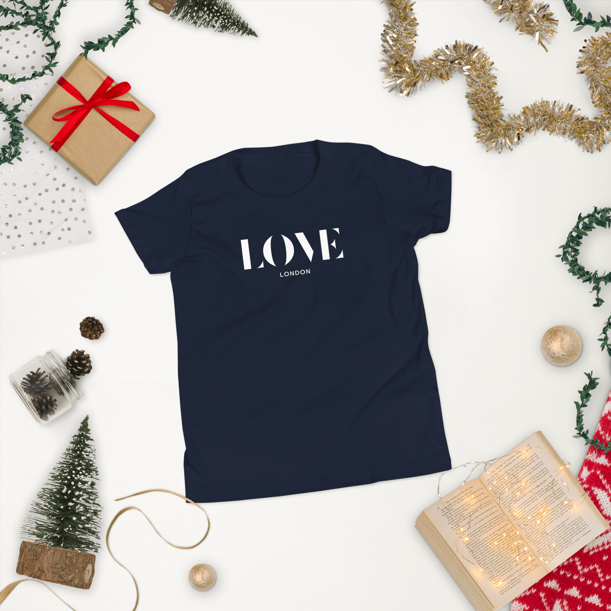 Jolly & Goode kids t-shirts Navy / S Love London | Youth T-shirt Cheeky British Style