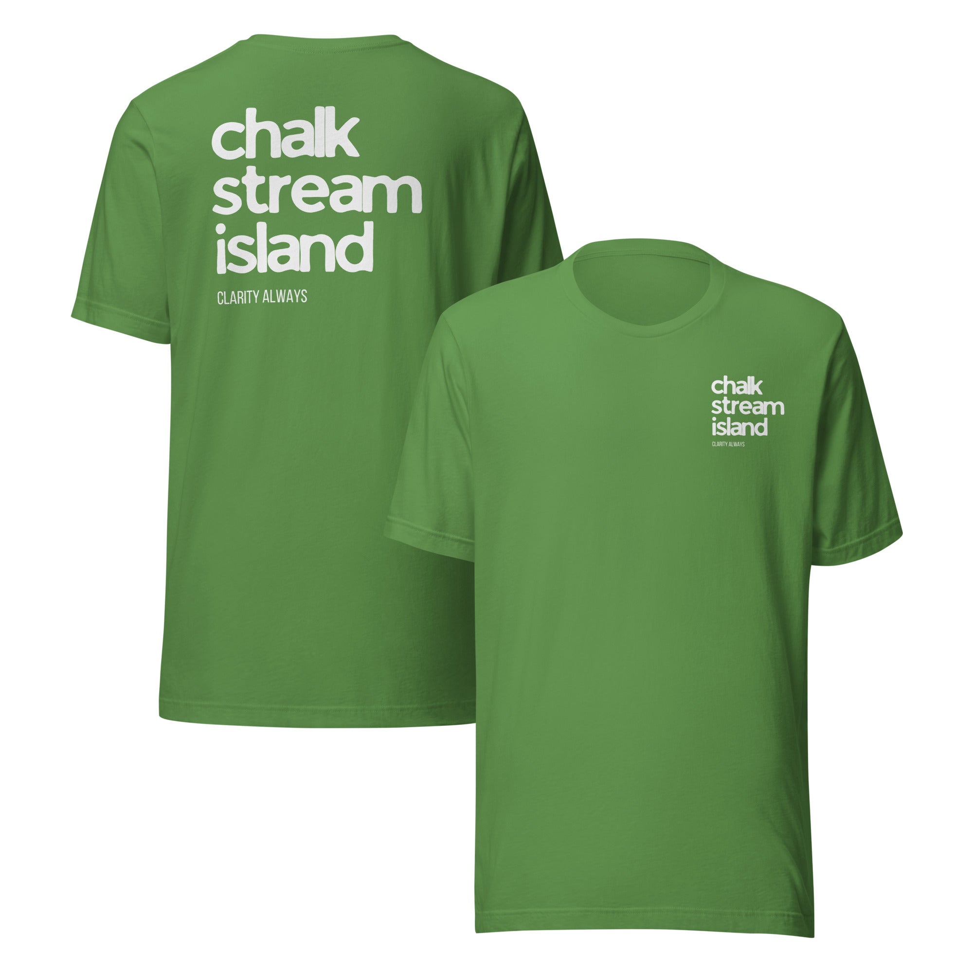 Jolly & Goode Leaf / S Chalk Stream Island, Clarity Always Tee Cheeky British Style