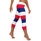Jolly & Goode Leggings Hawaiian Flag Capri Leggings | Flag of Hawaii Stripes Cheeky British Style