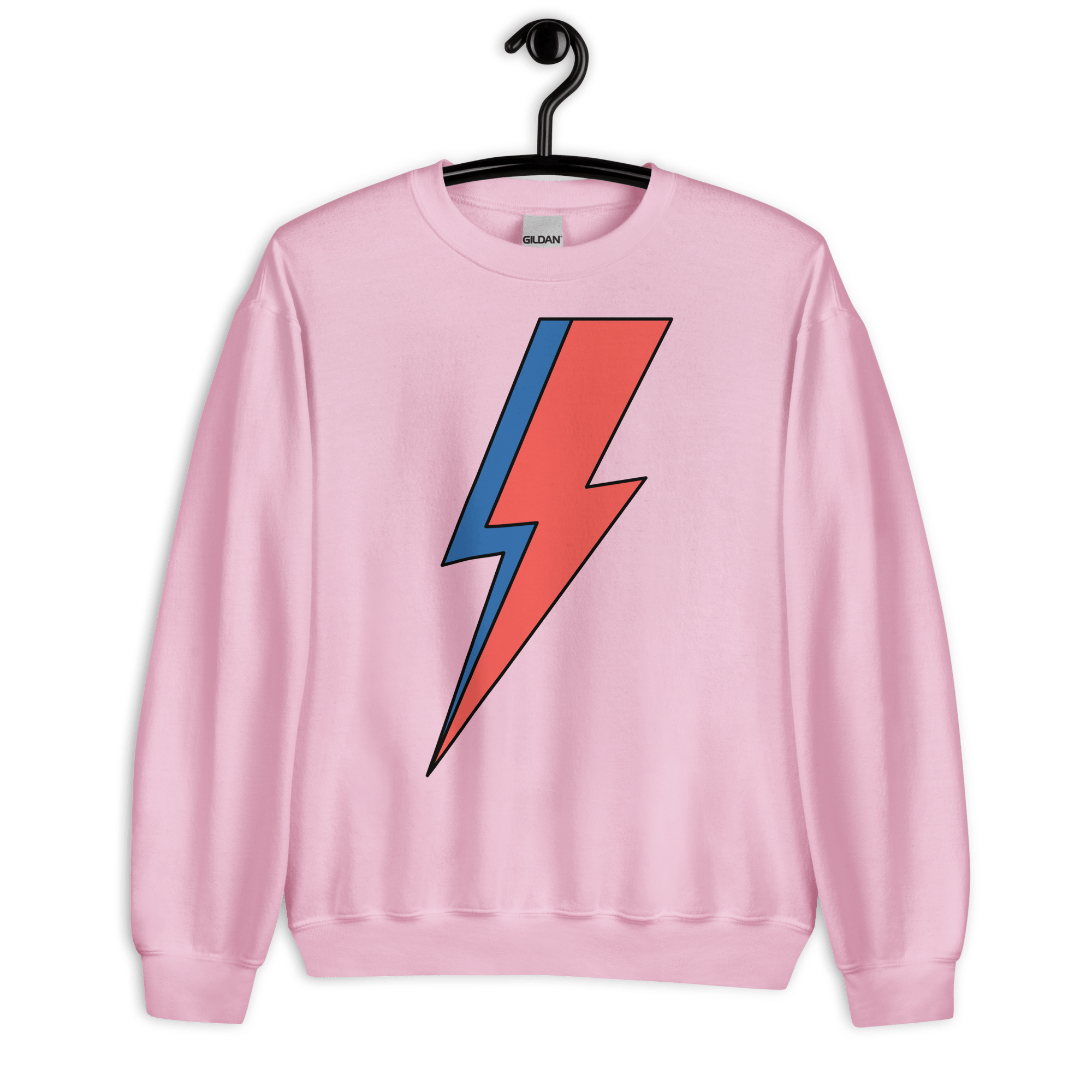 Jolly & Goode Light Pink / S Lightning Bolt Sweatshirt Cheeky British Style