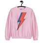 Jolly & Goode Light Pink / S Lightning Bolt Sweatshirt Cheeky British Style