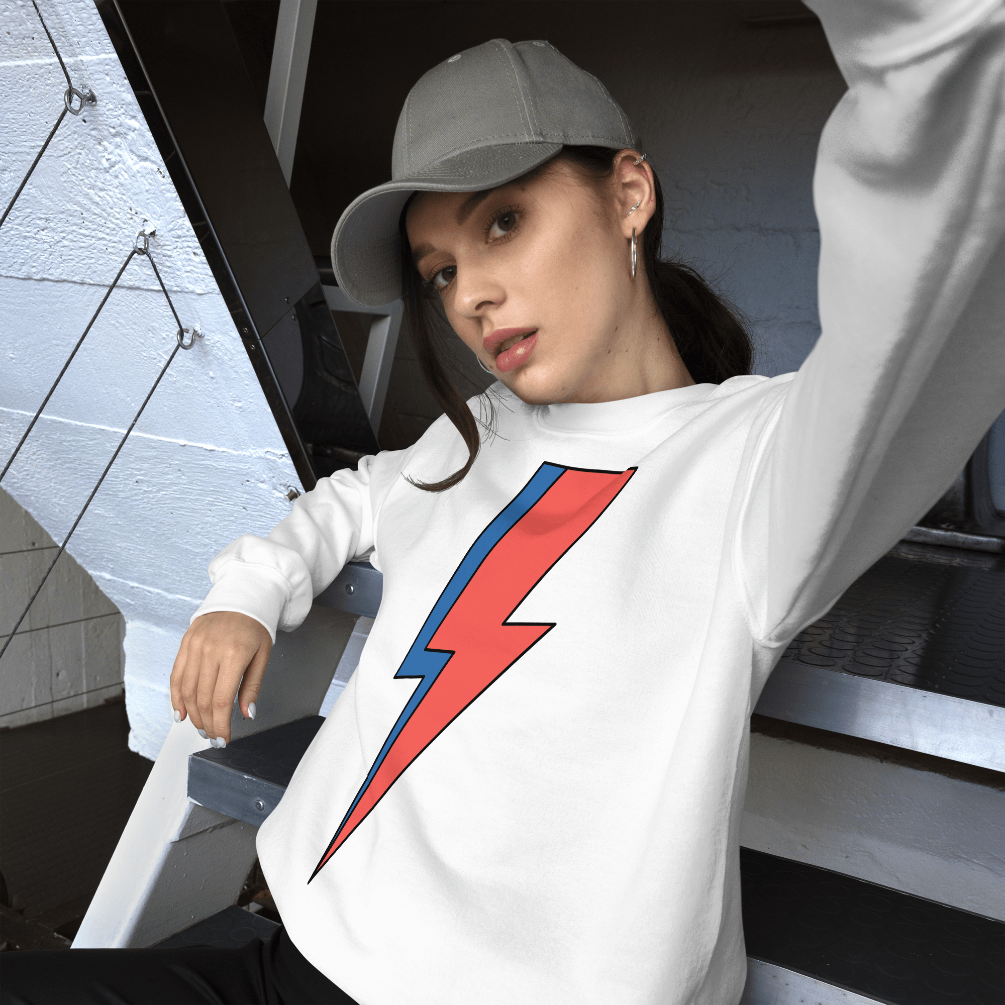 Jolly & Goode Lightning Bolt Sweatshirt Cheeky British Style