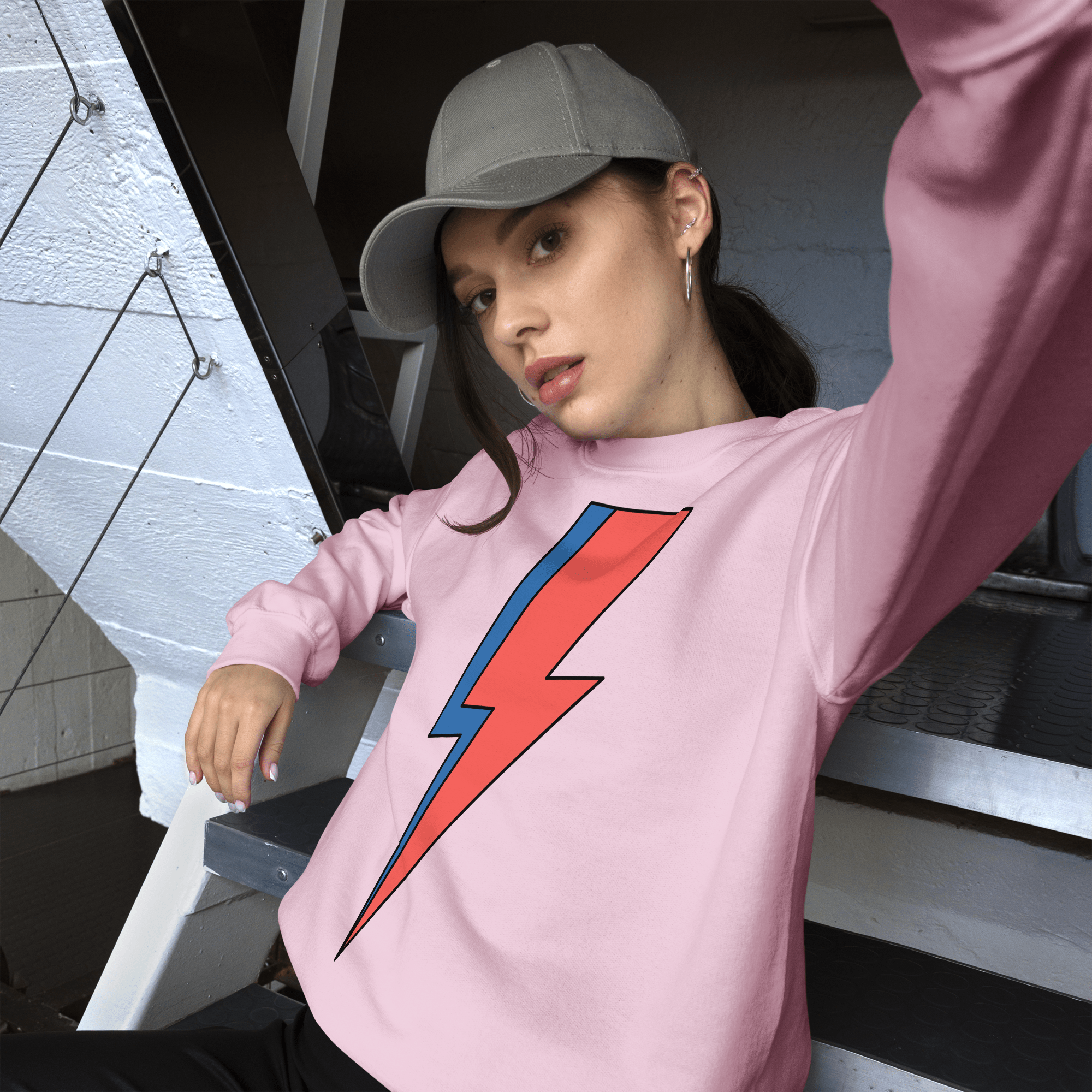 Jolly & Goode Lightning Bolt Sweatshirt Cheeky British Style