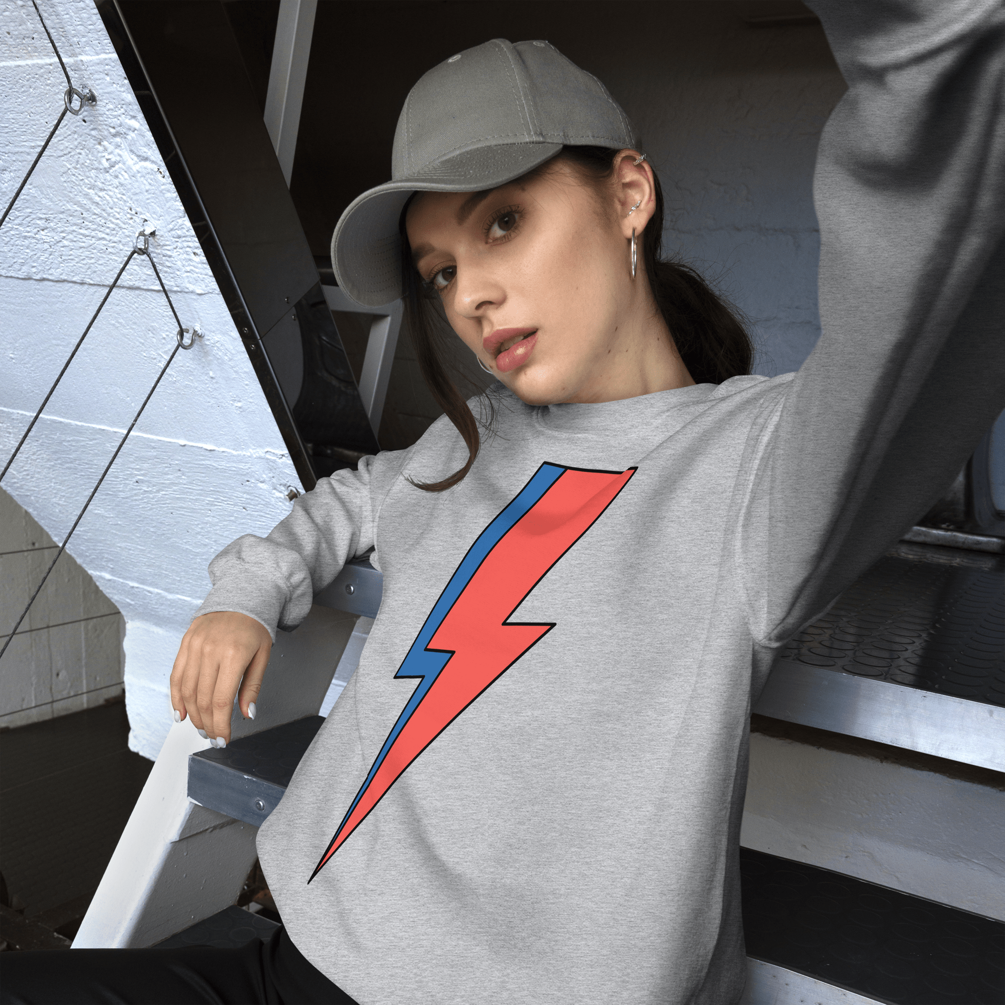 Jolly & Goode Lightning Bolt Sweatshirt Cheeky British Style