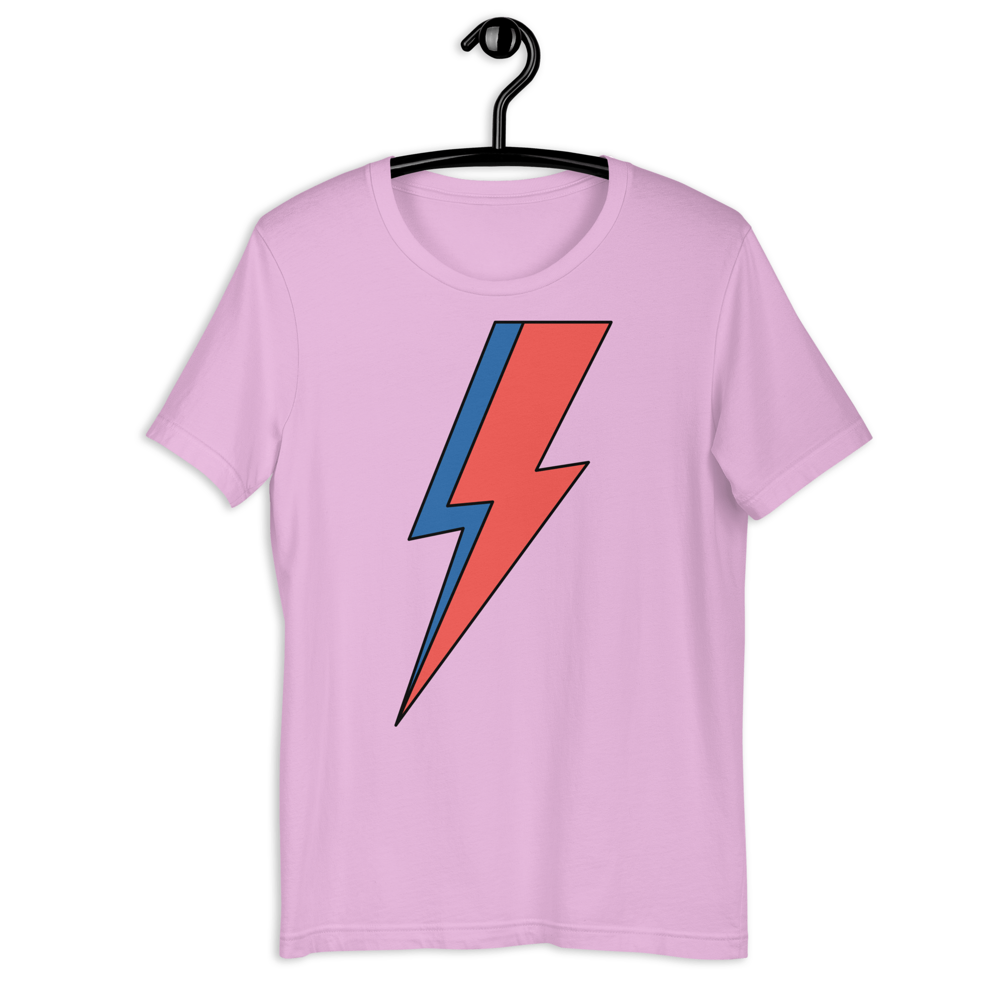 Jolly & Goode Lilac / S Lightning Bolt T-shirt Cheeky British Style