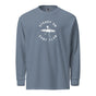 Jolly & Goode long sleeve shirts Blue Jean / S Steady On Surf Club | Great Britain | Skeleton Surf King | Garment-dyed Heavyweight Long-Sleeve Shirt Cheeky British Style