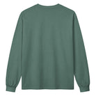 Jolly & Goode long sleeve shirts Crowned British Blue Cat Long Sleeve Tee | Garment Dyed | Unisex Cheeky British Style