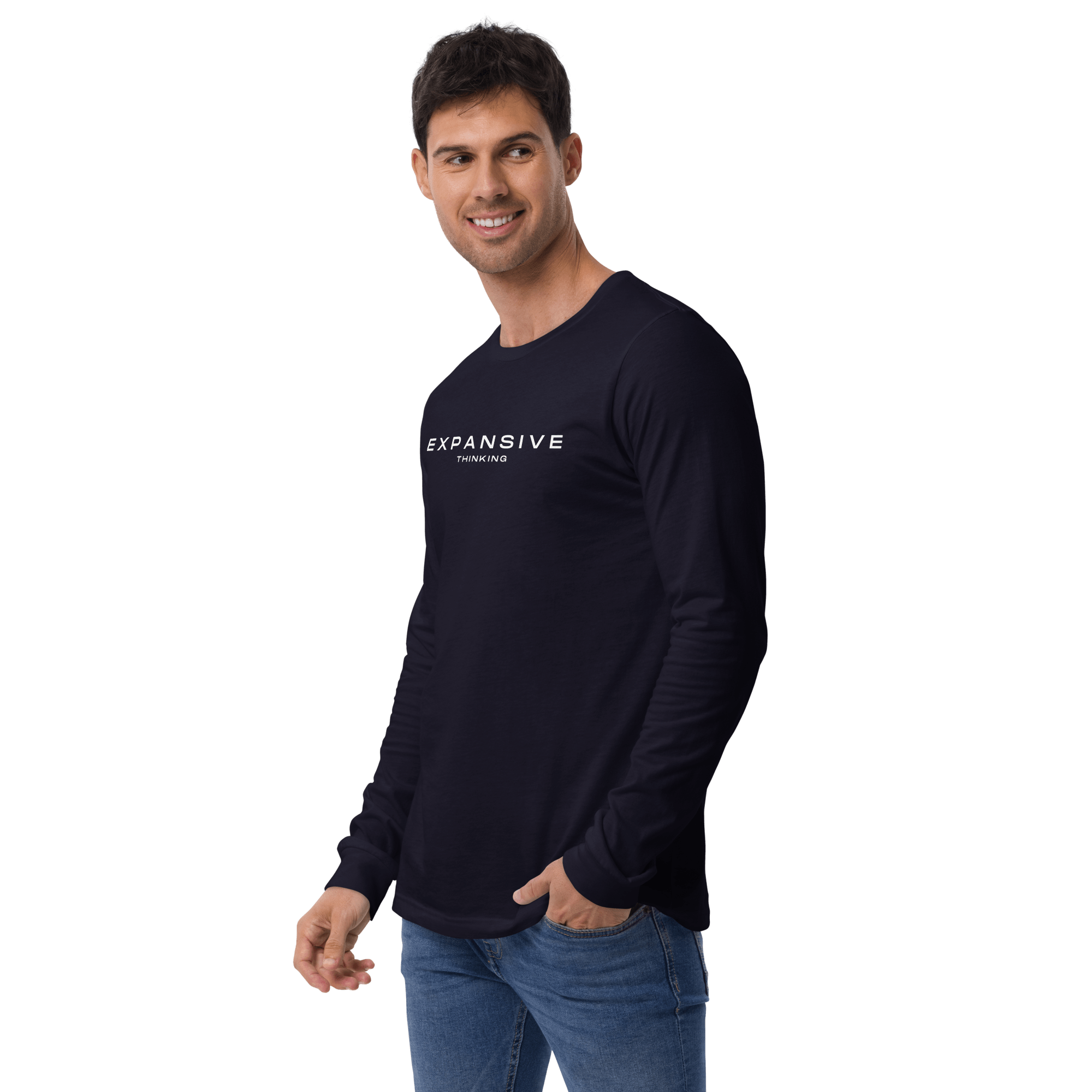 Jolly & Goode long sleeve shirts Expansive Thinking Long-Sleeve Shirt Cheeky British Style