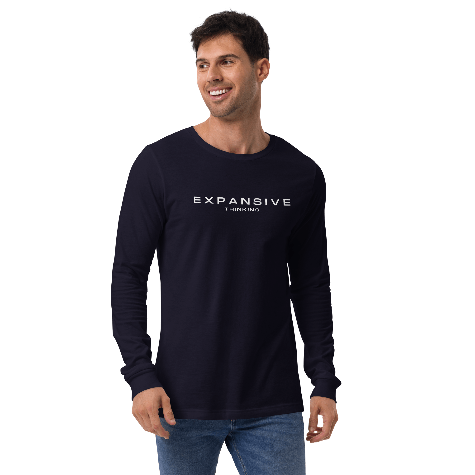 Jolly & Goode long sleeve shirts Expansive Thinking Long-Sleeve Shirt Cheeky British Style