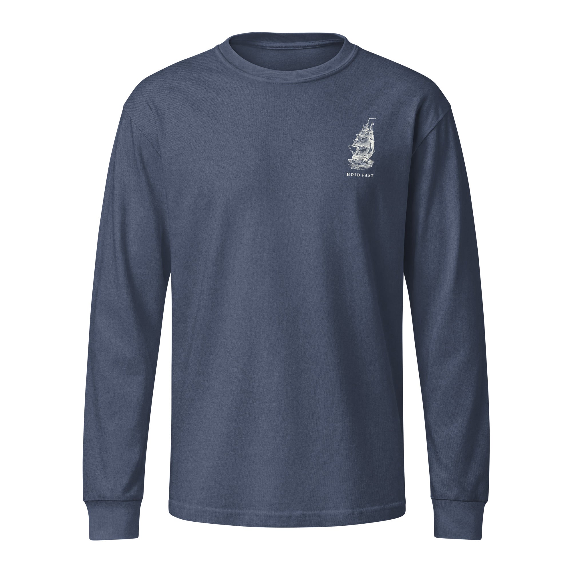 Jolly & Goode long sleeve shirts Hold Fast Nautical Heavyweight Cotton Long Sleeve Shirt Cheeky British Style