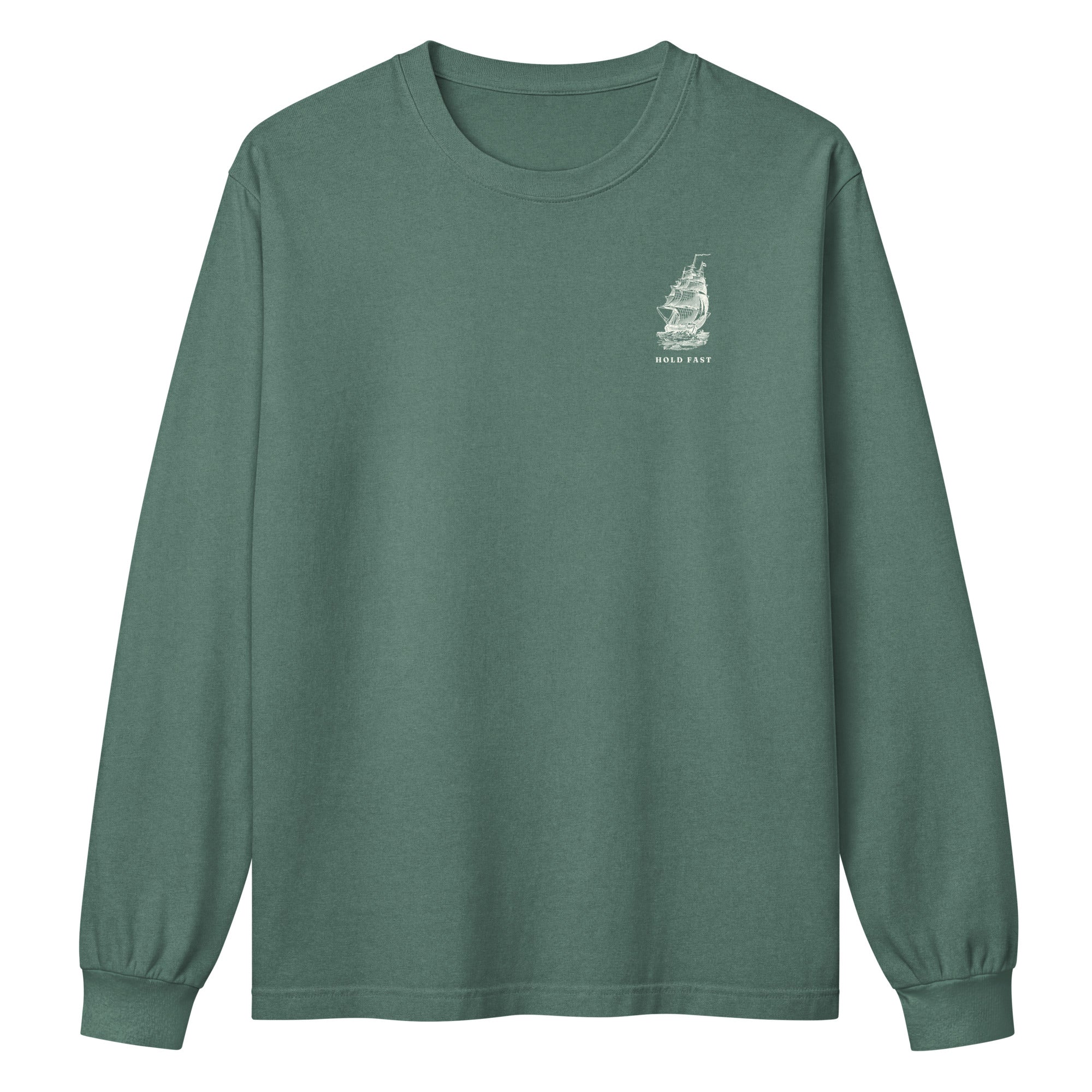 Jolly & Goode long sleeve shirts Hold Fast Nautical Heavyweight Cotton Long Sleeve Shirt Cheeky British Style