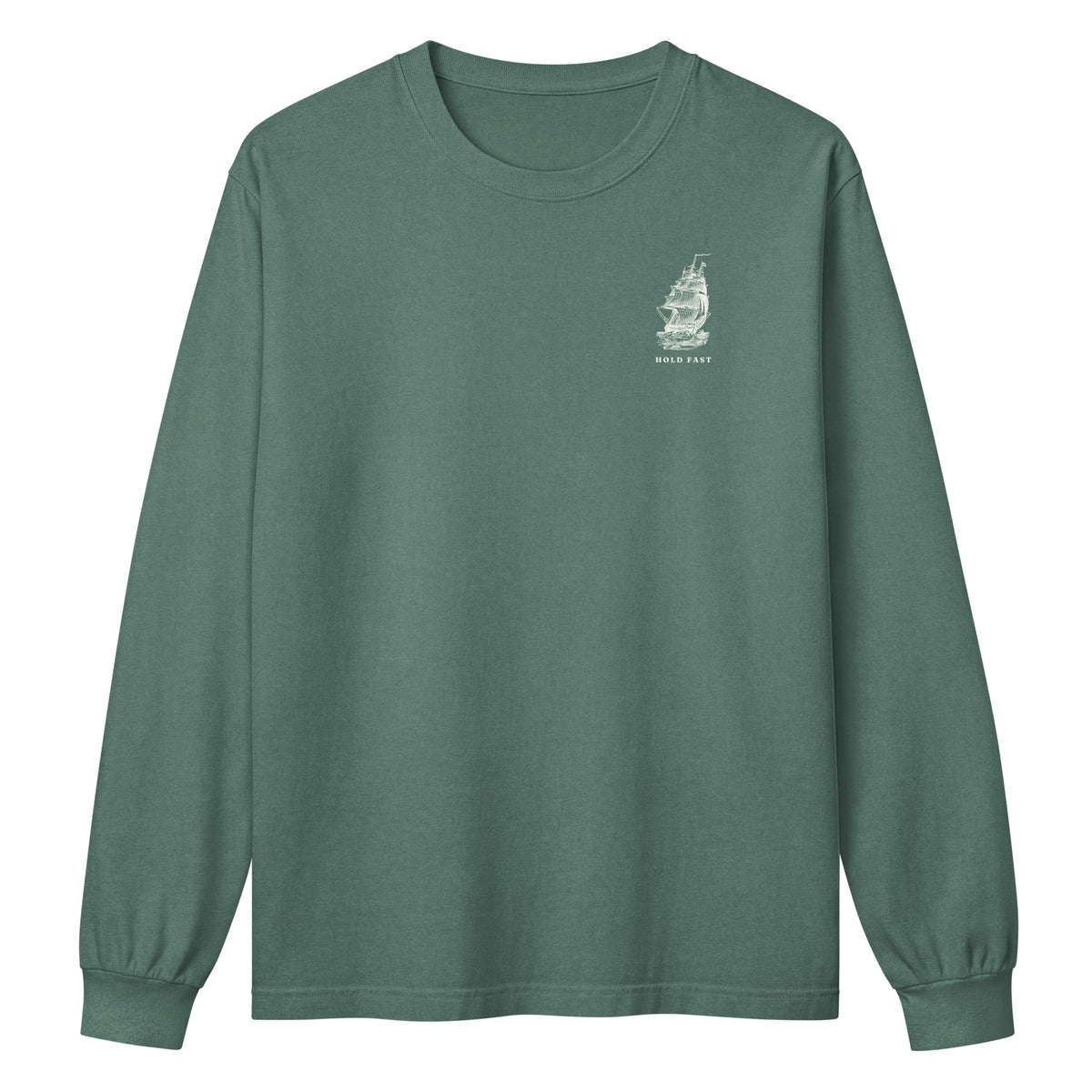 Jolly & Goode long sleeve shirts Hold Fast Nautical Heavyweight Cotton Long Sleeve Shirt Cheeky British Style