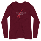 Jolly & Goode long sleeve shirts Maroon / XS John Thomas | Great Britain | Long-Sleeve Shirt Cheeky British Style