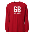 Jolly & Goode long sleeve shirts Red / XS GB Great Brighton - Long Sleeve Shirt Cheeky British Style