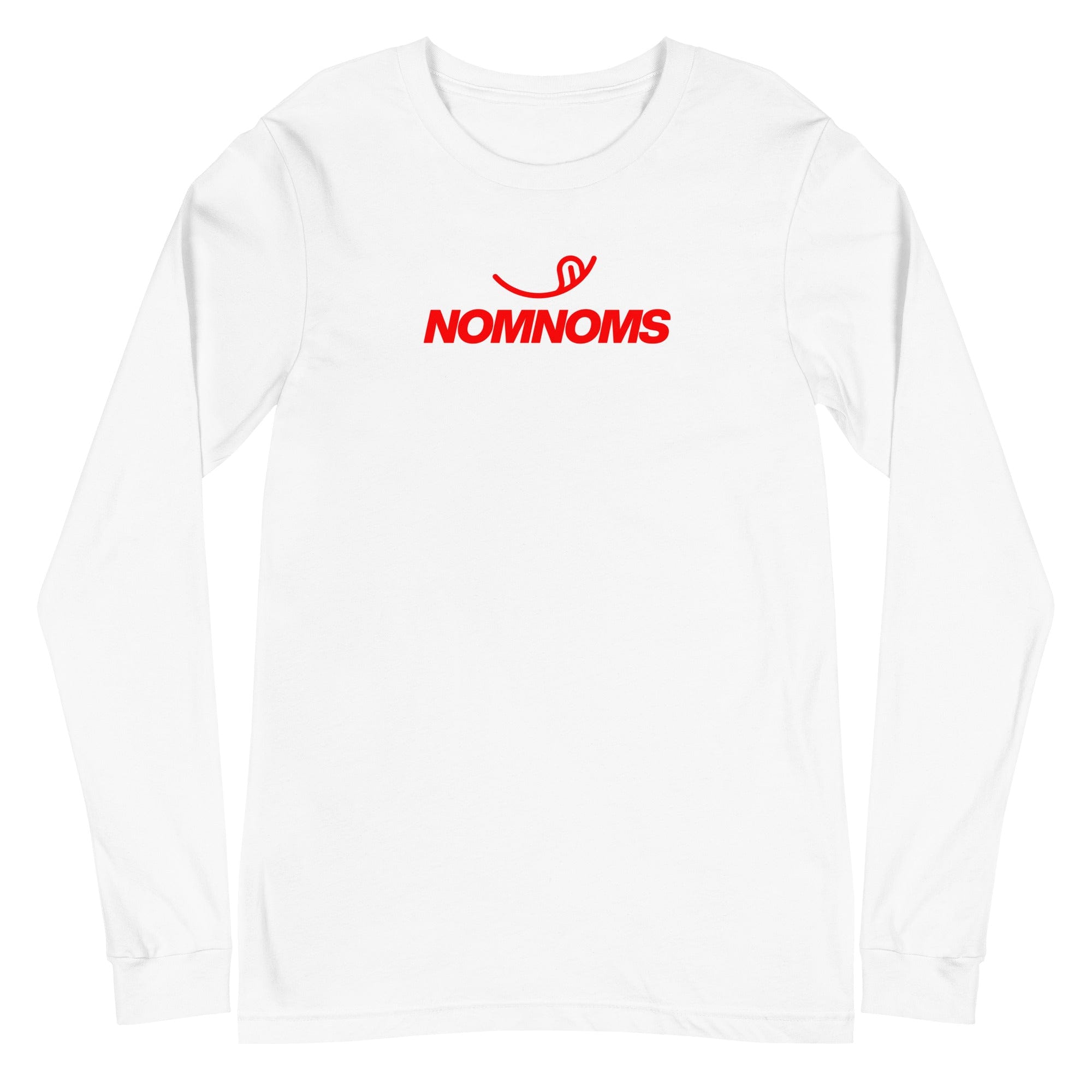 Jolly & Goode long sleeve shirts White / XS Nomnoms Long-Sleeve Shirt Cheeky British Style