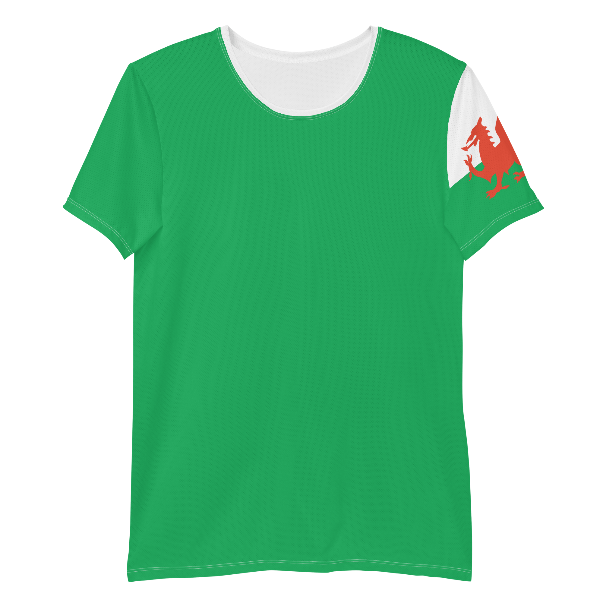 Jolly & Goode men's athletic shirts XS Flag of Wales | Men's Workout Shirt Cheeky British Style