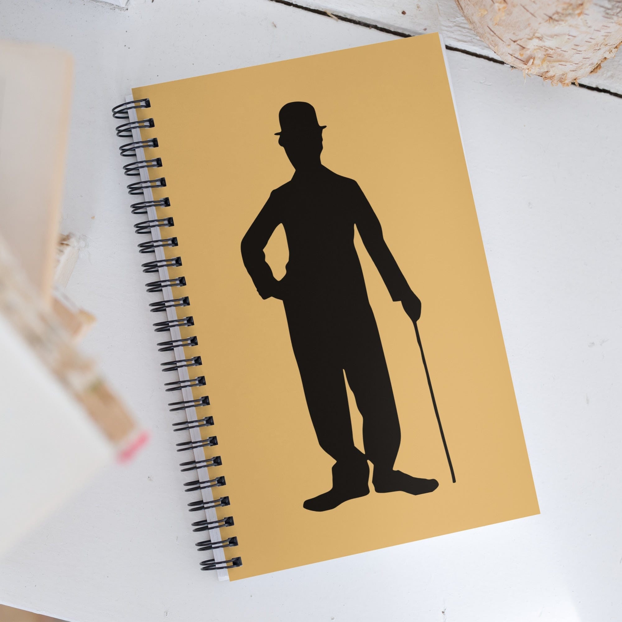 Jolly & Goode Notebooks & Notepads Chaplin Tramp Notebook Cheeky British Style