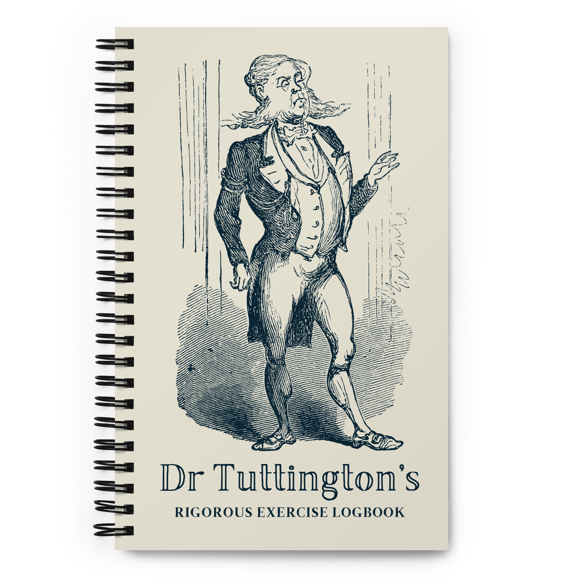 Jolly & Goode Notebooks & Notepads Dr Tuttington's Exercise Logbook Cheeky British Style