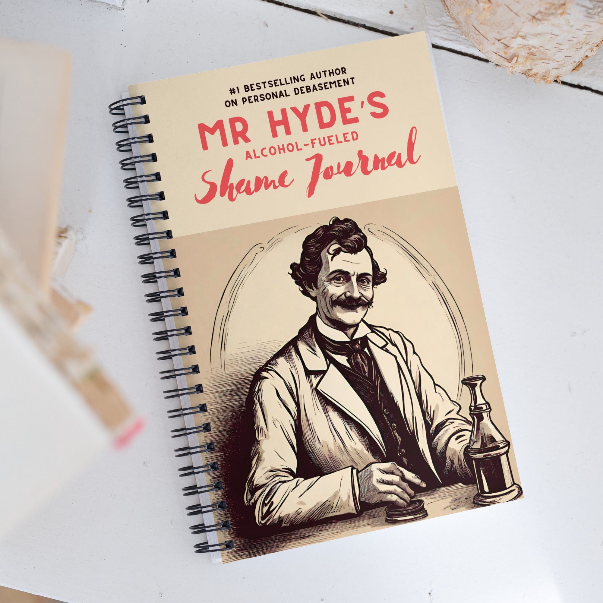 Jolly & Goode Notebooks & Notepads Mr Hyde's Shame Journal Cheeky British Style