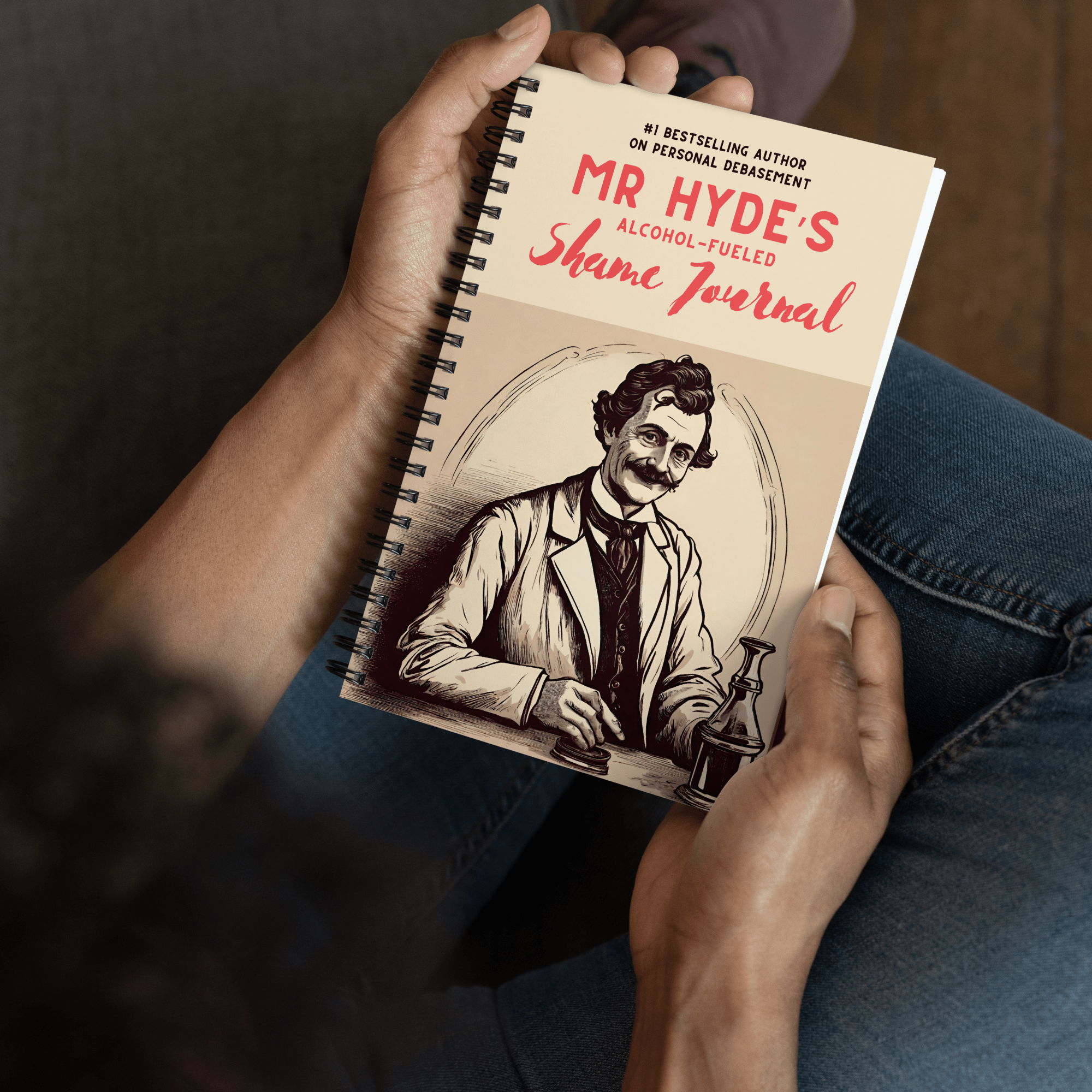 Jolly & Goode Notebooks & Notepads Mr Hyde's Shame Journal Cheeky British Style