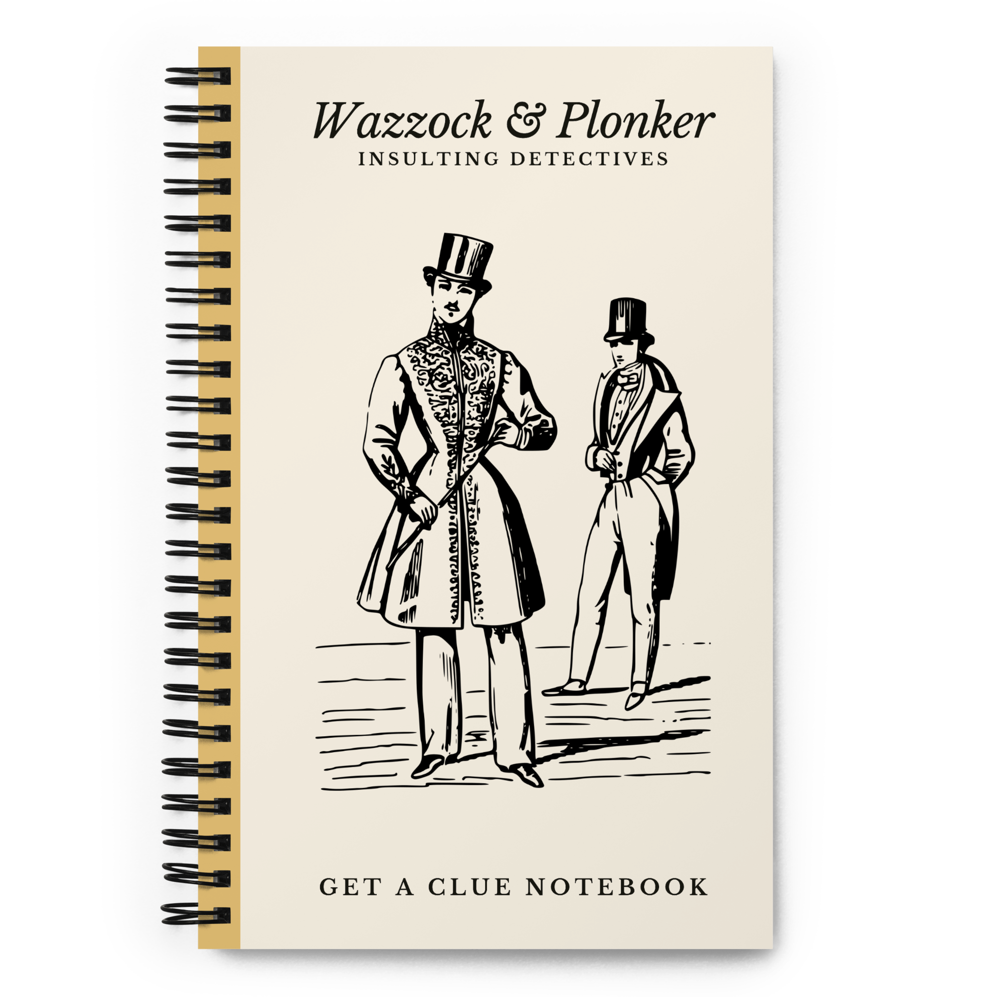 Jolly & Goode Notebooks & Notepads Wazzock & Plonker Get a Clue Notebook Cheeky British Style