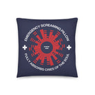 Jolly & Goode Pillow Emergency Screaming Pillow in Am I Blue Cheeky British Style