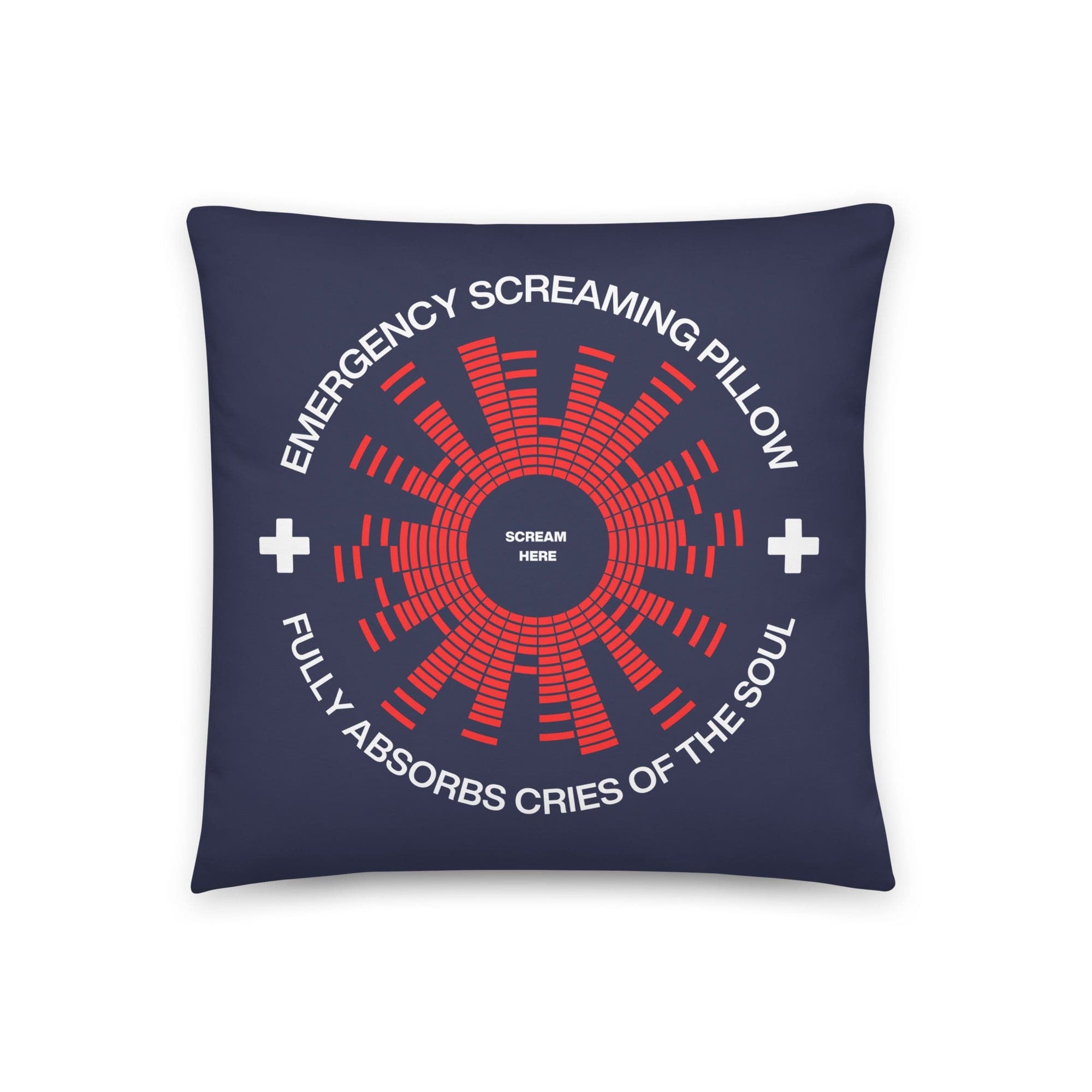 Jolly & Goode Pillow Emergency Screaming Pillow in Am I Blue Cheeky British Style